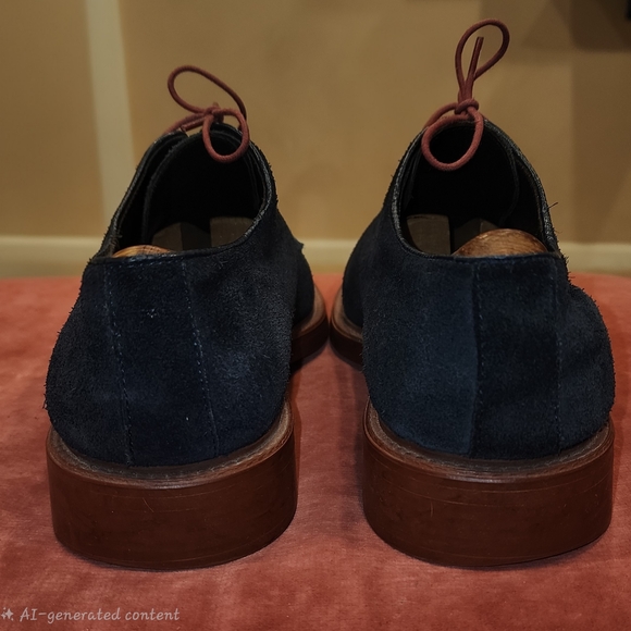 To Boot New York Adam Derrick Collins Blue Suede Lace Shoes main image 5